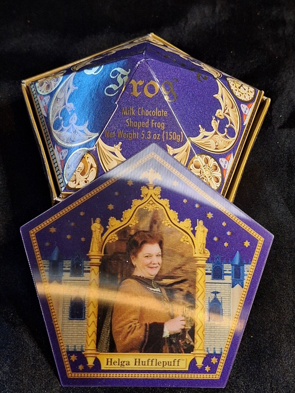 Helga Hufflepuff Card~Empty Chocolate Frog Box~Wizarding World~Harry Potter